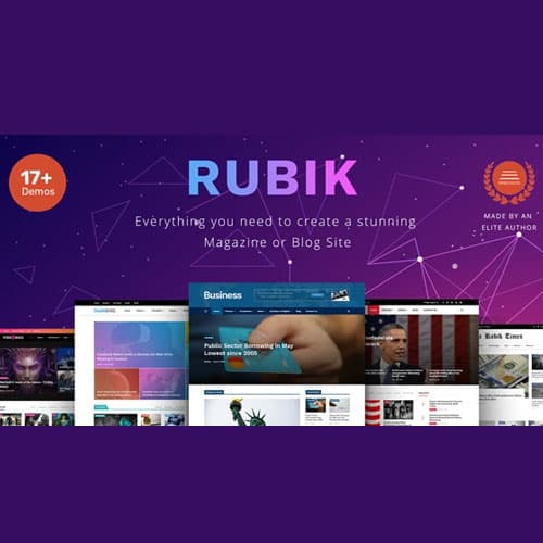 Rubik - A Perfect Theme for Blog Magazin Website