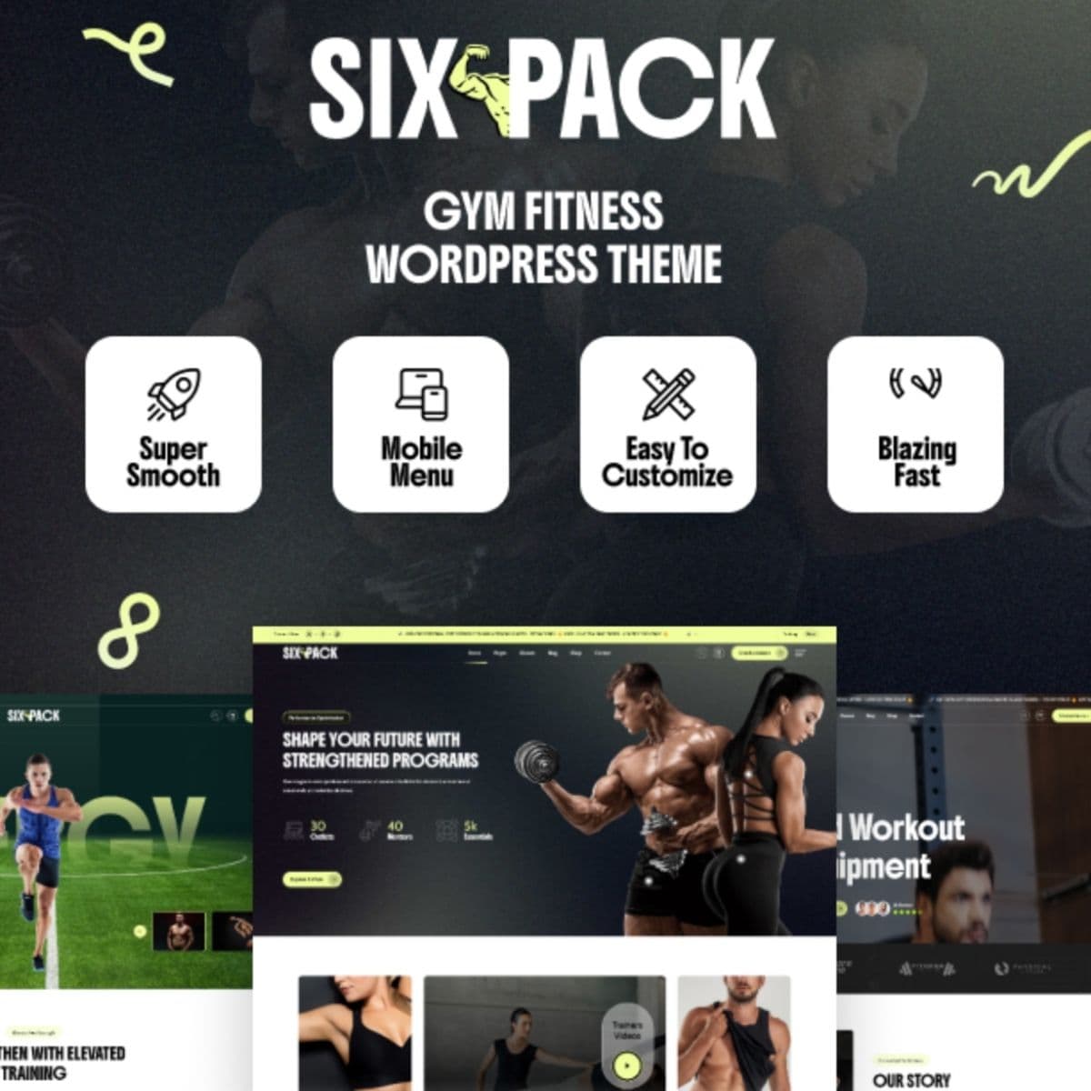 SixPack - WordPress Plugin/Theme Screenshot of SixPack interface