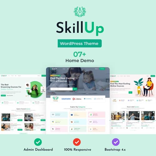 SkillUp - Online Éducation Thème WordPress