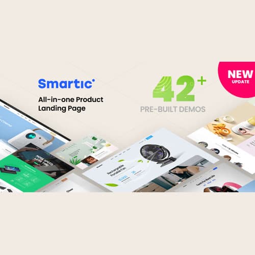 Smartic - مصنوعات Landing Page WooCommerce Theme