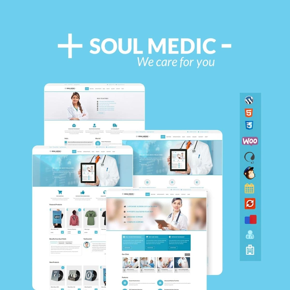 Screenshot of SoulMedic interface