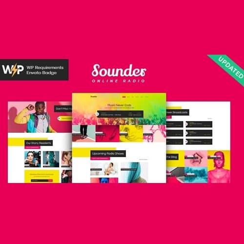 Sounder | Online Internet Radio Station Тема WordPress + RTL Sounder | Online Internet Radio Station Тема WordPress + RTL