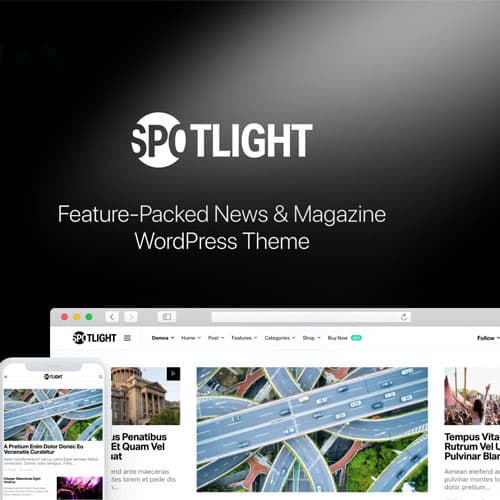 Spotlight - Feature-Packed News & Magazin WordPress-Theme