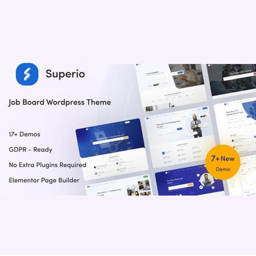 Superio – Job Board ওয়ার্ডপ্রেস থিম Superio – Job Board ওয়ার্ডপ্রেস থিম