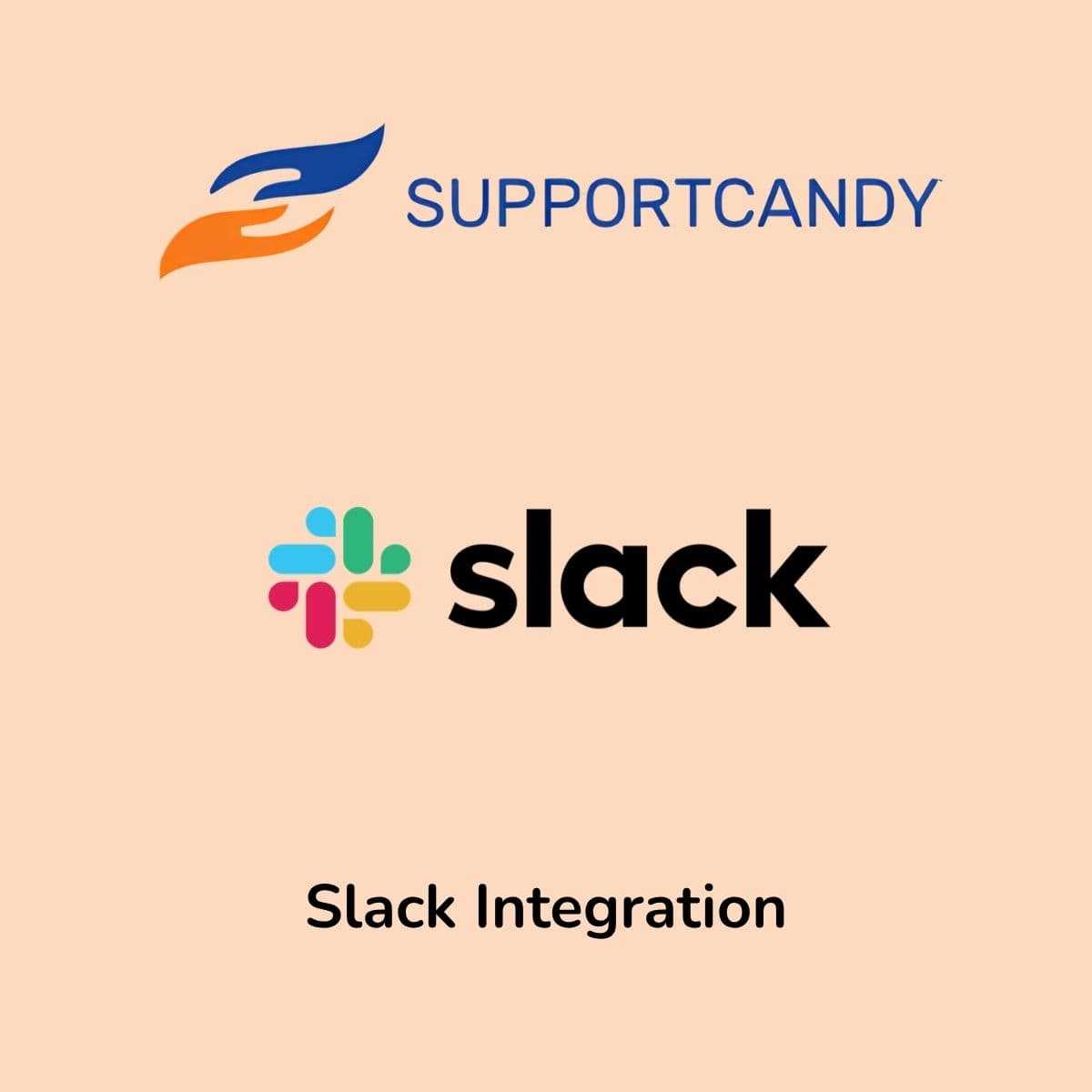 Screenshot of SupportCandy Slack Integration interface
