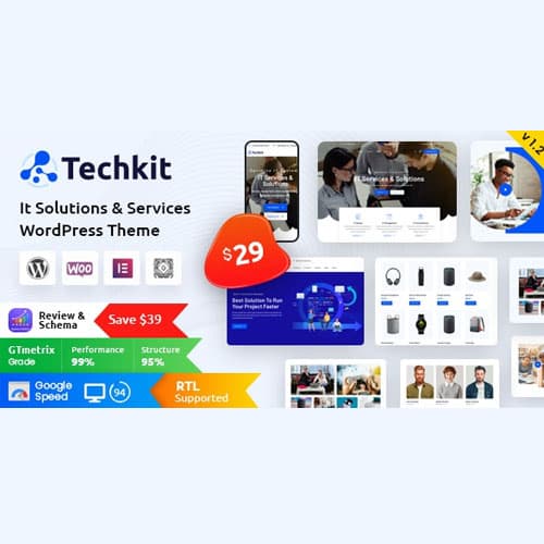 Techkit – Technology & IT Solutions WordPress主题