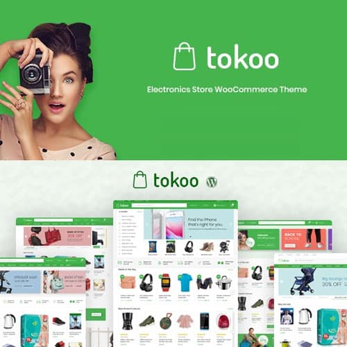Tokoo - 电子产品商店 WooCommerce Theme for 联盟s, Dropship and Multi-vendor Websites