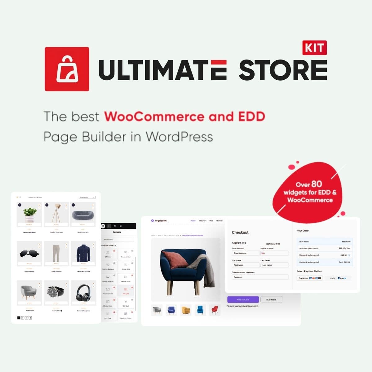 Screenshot of Ultimate Store Kit Pro interface