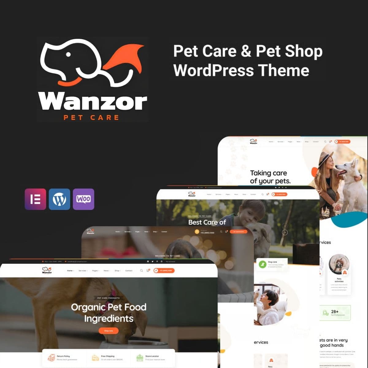 Wanzor - WordPress Plugin/Theme Screenshot of Wanzor interface