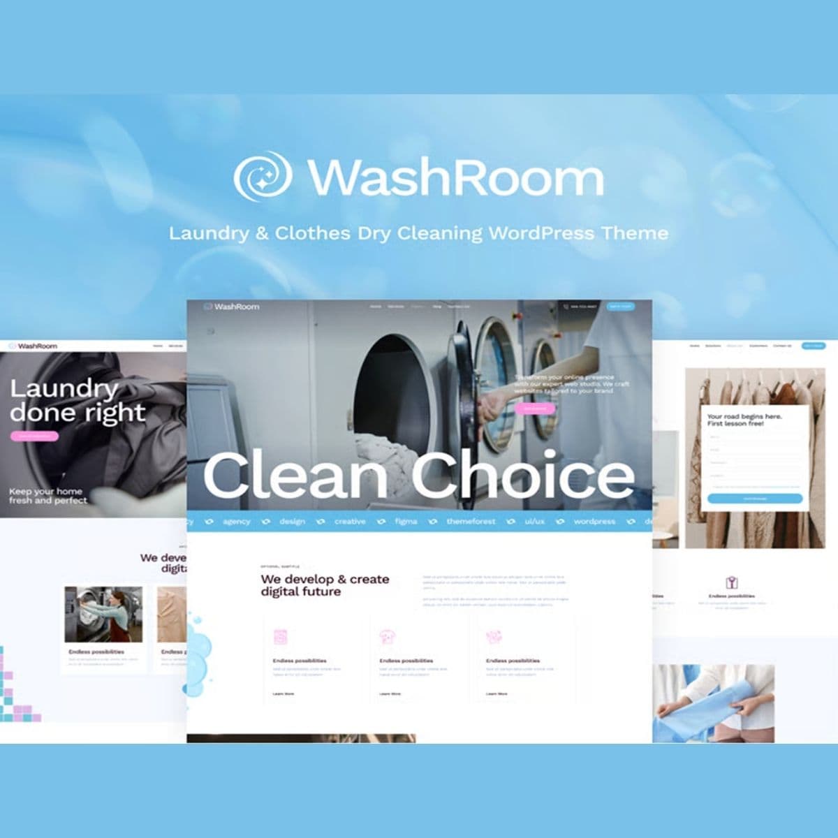 Screenshot of Washroom interface