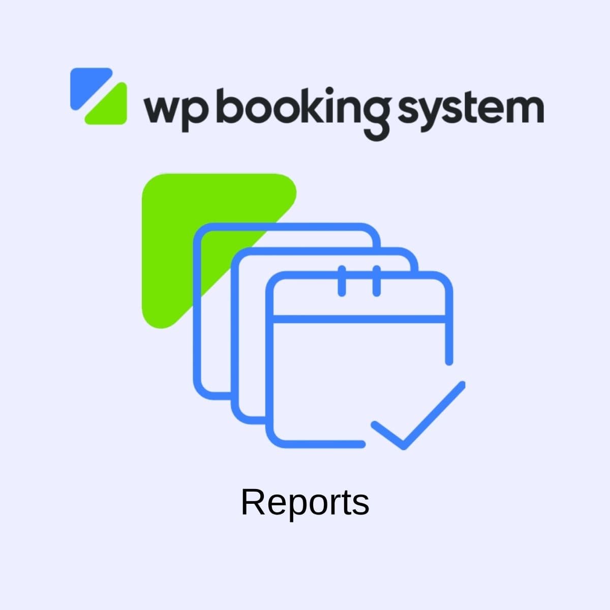Screenshot of WP Booking System Reports interface