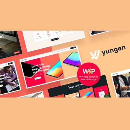Yungen | 现代 数字 代理 商业 WordPress主题