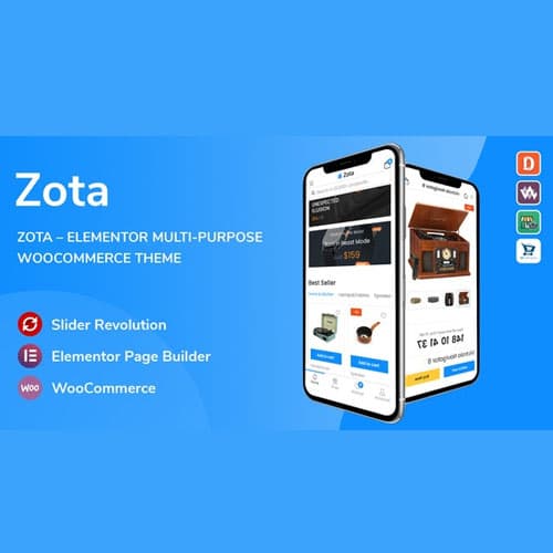 Zota - Elementor 多用途 WooCommerce Theme