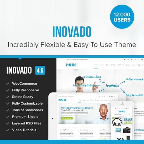 Inovado - Retina Responsive Polyvalent Theme Inovado - Retina Responsive Polyvalent Theme