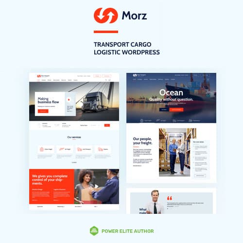 Morz - Logistics WordPress主题 Morz - Logistics WordPress主题