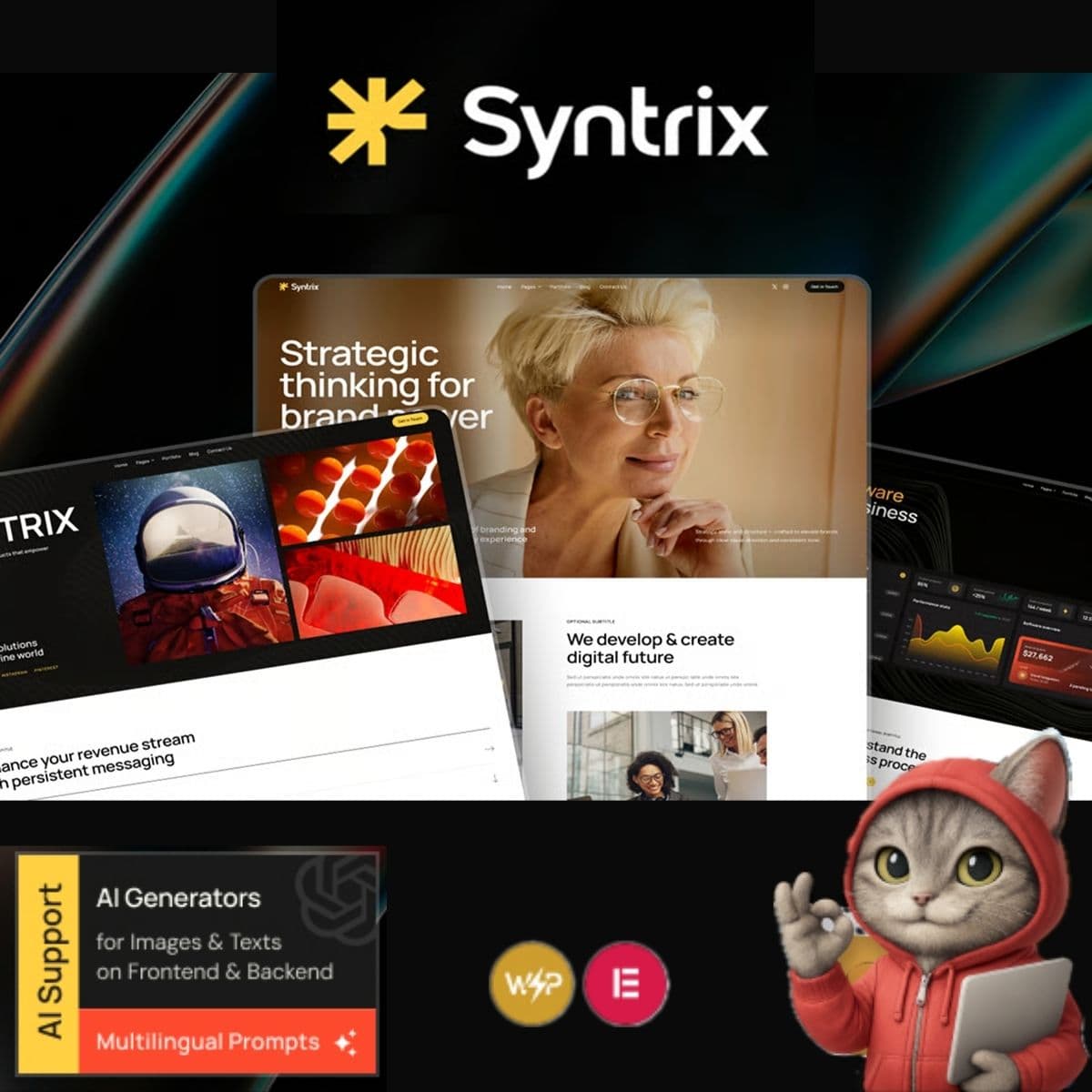 Syntrix - أعمال IT Solutions قالب ووردبريس Syntrix - أعمال IT Solutions قالب ووردبريس