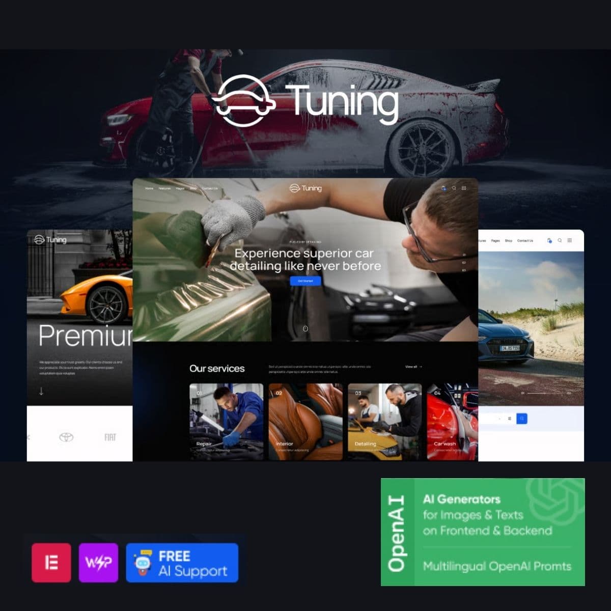 Tuning - Car Detailing & Auto Spa WordPress theme Tuning - Car Detailing & Auto Spa WordPress theme