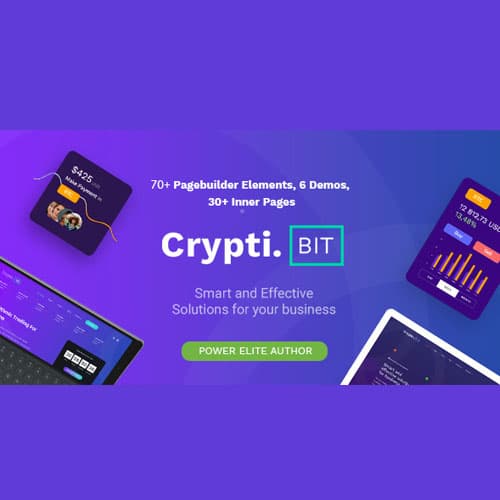 CryptiBIT - Technology, Cryptocurrency, ICO/IEO 랜딩 페이지 WordPress theme CryptiBIT - Technology, Cryptocurrency, ICO/IEO 랜딩 페이지 WordPress theme