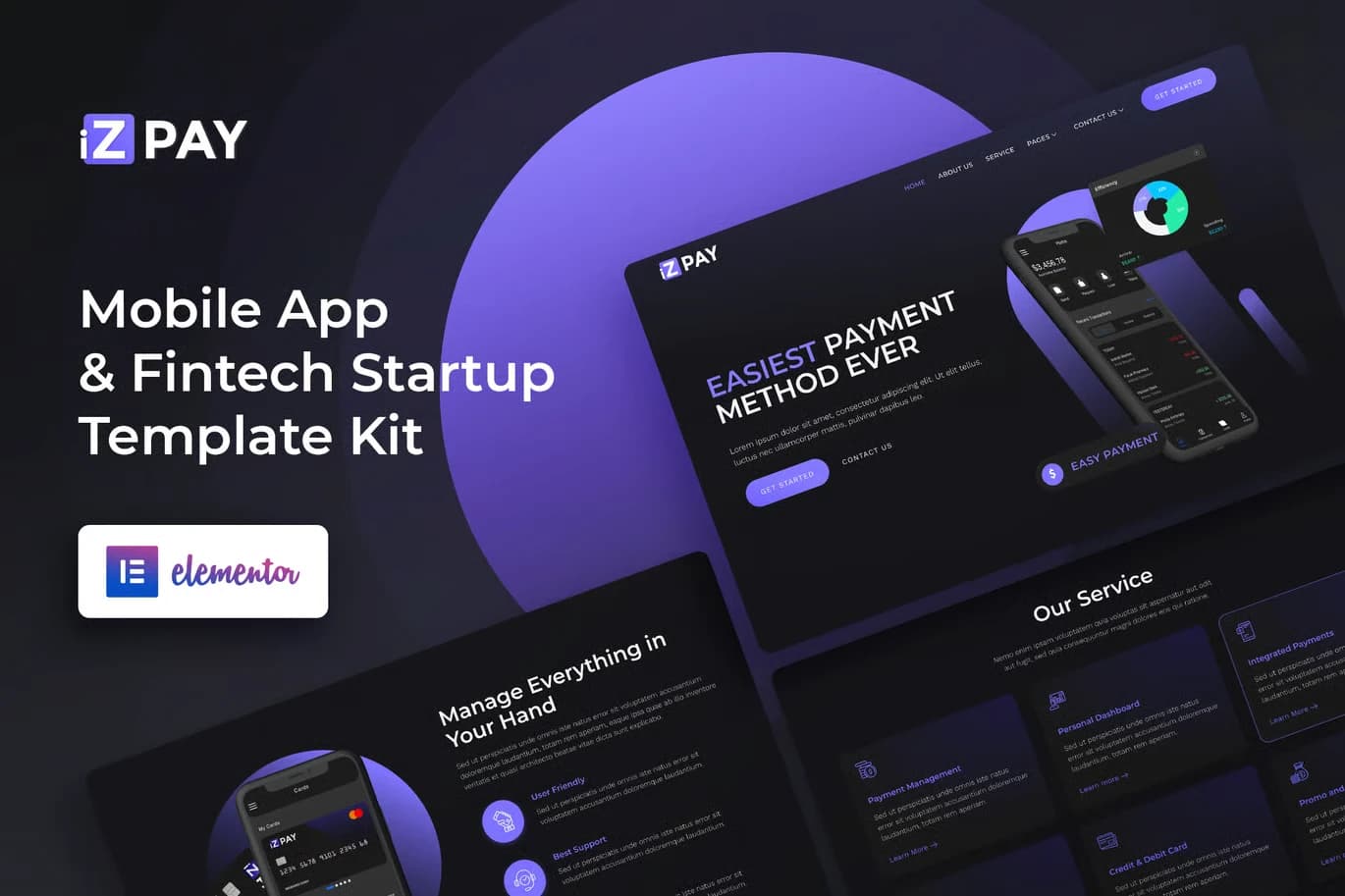 iZPAY - WordPress Plugin/Theme Screenshot of iZPAY interface