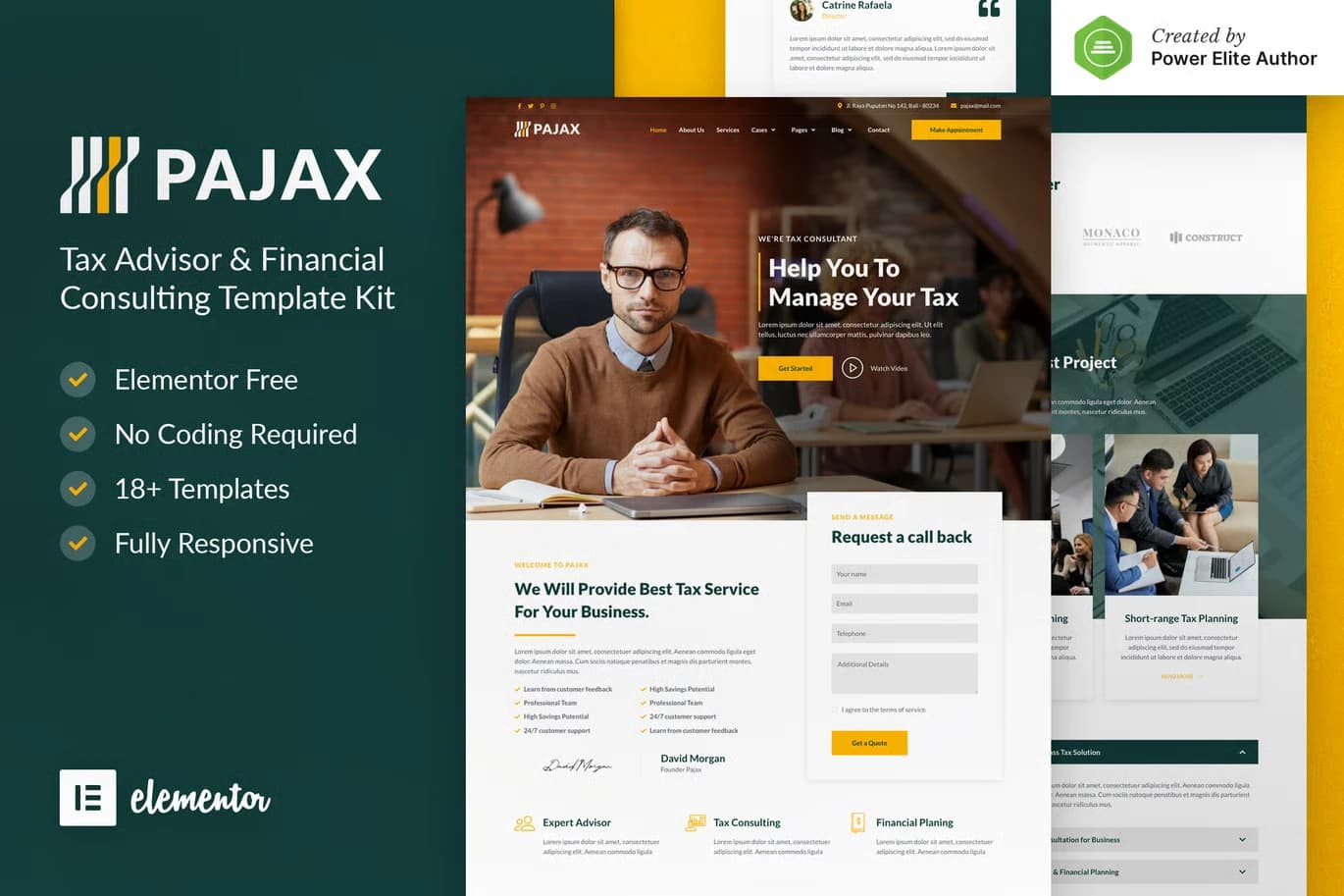 Pajax - WordPress Plugin/Theme Screenshot of Pajax interface