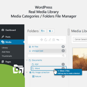 Wordpress Real Media Library – Media Categories  Folders File Manager