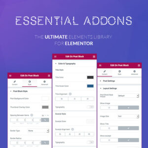 Essential Addons For Elementor – Pro