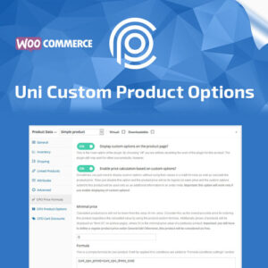 Uni Cpo – Woocommerce Options And Price Calculation Formulas