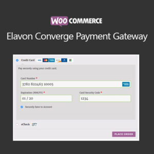 Woocommerce Elavon Converge Payment Gateway