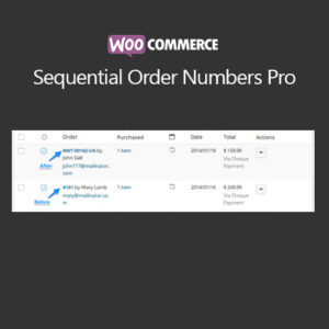 Woocommerce Sequential Order Numbers Pro