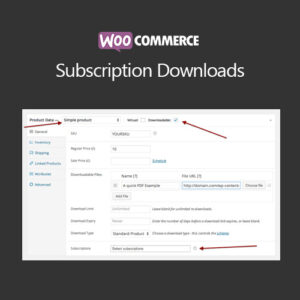 Woocommerce Subscription Downloads