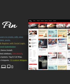 Pin Pinterest Style / Personal Masonry Blog / Front-end Submission