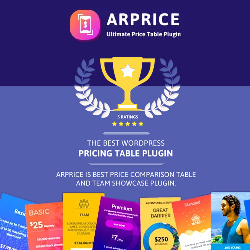 ARPrice - Responsive WordPress Pricing Table Plugin