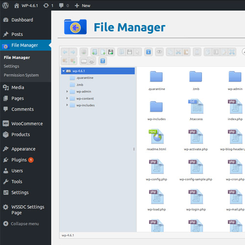 File Manager Plugin For Wordpress