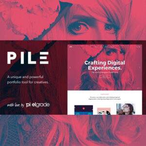 Pile   An Uncoventional Wordpress Portfolio Theme