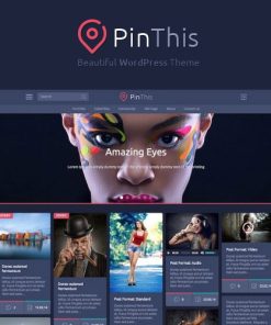 PinThis - Pinterest Style WordPress Theme