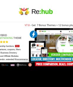 REHub - Price Comparison, Affiliate Marketing, Multi Vendor Store, Community Theme