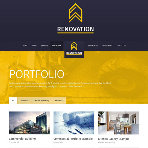 Renovation - Construction Company Theme