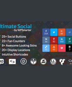 Ultimate Social - Easy Social Share Buttons and Fan Counters for WordPress
