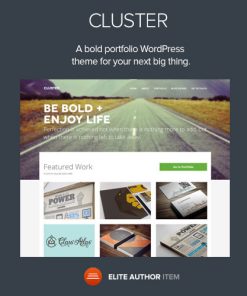 Cluster - A Bold Portfolio Wordpress Theme
