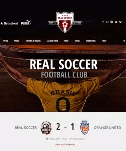 Real Soccer - Sport Clubs Responsive WP Theme