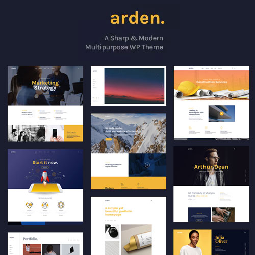 Arden - A Sharp & Modern Multipurpose WordPress Theme