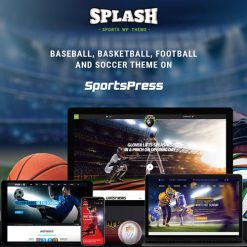 Splash Sport - WordPress Sports Theme for Basketball, Football, Soccer and Baseball Clubs