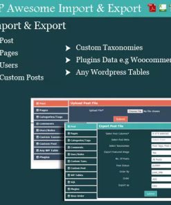 WordPress Awesome Import & Export Plugin