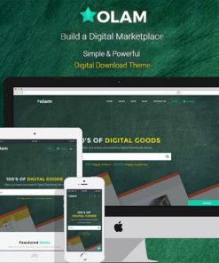 Olam - WordPress Easy Digital Downloads Theme, Digital Marketplace, Bookings