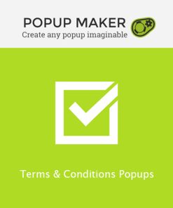 Popup Maker - Terms & Conditions Popups