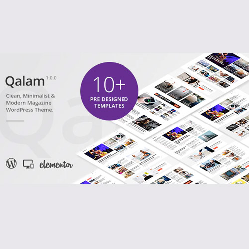 Qalam - NewsPaper and Magazine WordPress Theme