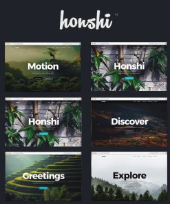 Honshi - WordPress Simple Portfolio Theme
