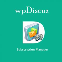 wpDiscuz - Subscription Manager