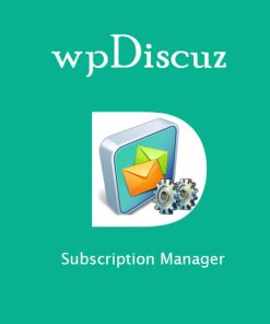 wpDiscuz - Subscription Manager