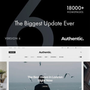 Authentic   Lifestyle Blog & Magazine Wordpress Theme